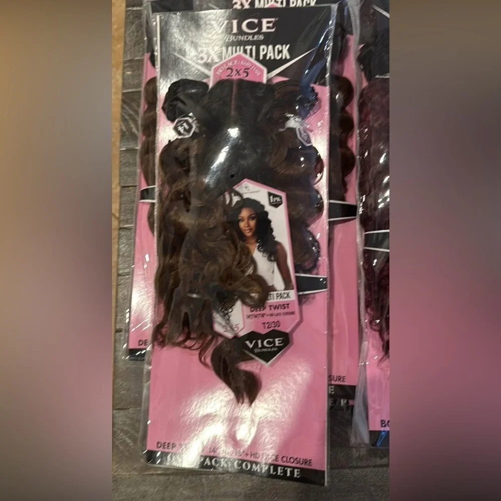 NEW! HAIR Extensions VICE BUNDLES BRAND NEW 3X Multipack